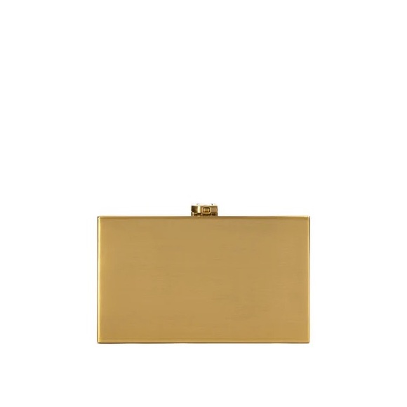 Brandon Blackwood Slim Clutch- Gold - Picture 5 of 6